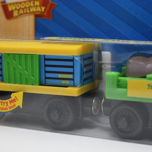 Sodor Zoo Cars w/ Collectible Card Learning Curve Thomas & Friends Wooden Sealed - Picture 9 of 13